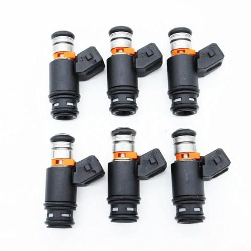 Injektor 6 Stücke Kraftstoff Injektor Für VW Für Golf Für Jetta Für Eurovan 2,8 V6 IWP022 805000348303 021906031D 021906031B FJ573 Kraftstoff Injektor