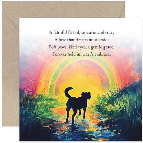 Tarjeta de condolencias sinceras por la pérdida de una mascota, poema sentimental único sobre la pérdida de perro, tarjetas de felicitación de condolencias más profundas para dueños de perros, tarjeta