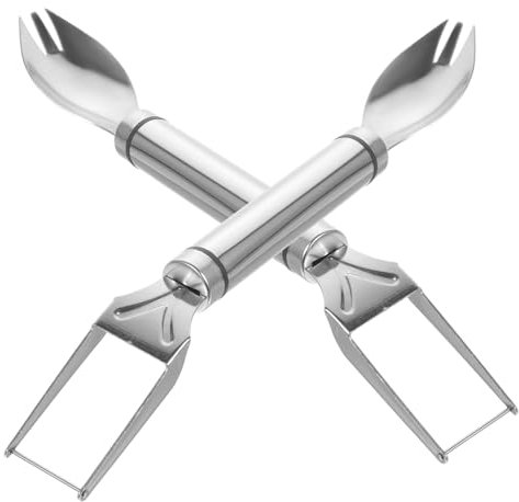 FUNOMOCYA Forchetta Per Affettare Il Melone Confezione Da 2 Strumento Per Tagliare Languria Forchetta Facile Da Usare