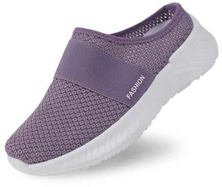 Generico Ciabatte Ortopediche Donna Estive Slip On Leggere Pantofole Antiscivolo Chiuse Scarpe con Plantare Estraibile Morbido Traspiranti Sneakers Ciabatte Donna Estive Comode