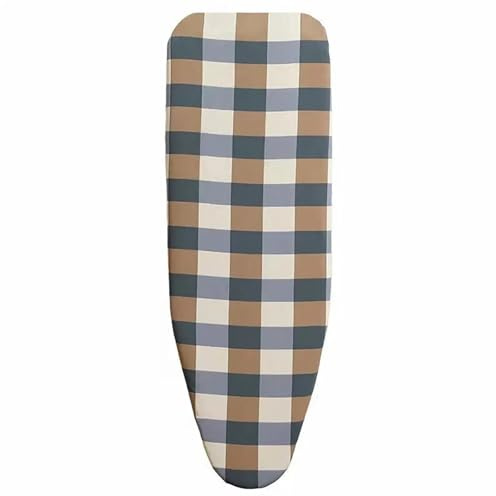 YGMNQAL Housse Plancha Housse de Planche à Repasser en Tissu épais, Sturdy, résistant à la Chaleur, résistant aux brûlures, imprimé Universel, rembourré(Scottish Grid,100x34cm)