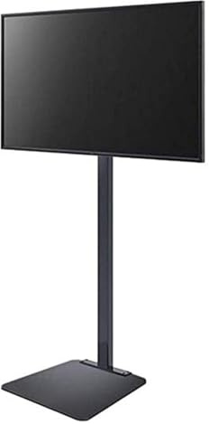Soporte rodante ajustable para televisores LCD/LED/OLED de 65 pulgadas, soporte giratorio resistente para TV, soporte de esquina para TV, montaje universal, color negro, fácil movilidad