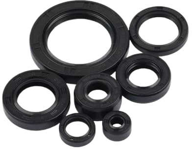 Sigillo dell'olio per parte del motore da 250 cc JSBM 253FMM Compatibile con CMX250 CA250 QJ250-3 Phoenix 250 Regal DD250 Visione del serbatoio 250 Modelli motociclisti(Beige)