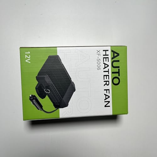 Winload Riscaldatore per Auto, Sbrinatore per Parabrezza per Auto Portatile, Sbrinatore per Parabrezza per Auto Disappannatore Rapido 2 in 1 Funzione di Riscaldamento e Raffreddamento Rapido