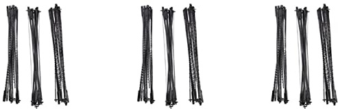 GNURBDILFO 108Pcs Scroll Saw Blades 127mm Carbon Steel Fretsaw Blades with Pin 15/18/24 Teeth Standard Fine Cut Saw Blades