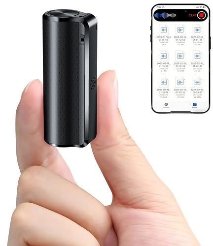 Voice Recorder Recording Device, 500 Hours Recording, Voice Activated, Magnetic Feature, 32GB, Compact & Portable for Clear Recordings in Lectures, Meetings, and Interviews, Meet daily life