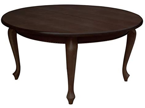 Mirjan24 Esszimmertisch S19 Fi, Oval Esstisch, Farbauswahl, Praktischer Auszugstisch, Tisch für Esszimmer, Küchentisch, Ausziehtisch (Nuss, 150x200 cm)