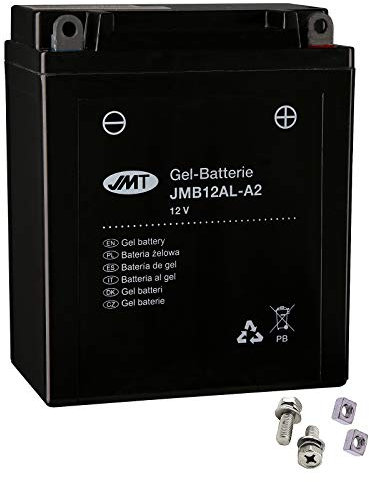 YB12AL-A2 JMT Gel Batterie für F 650 650 CS Scarver Baujahr 2002-2005