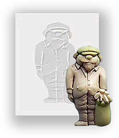 Silicone Mould - Golf Man - Food Safe