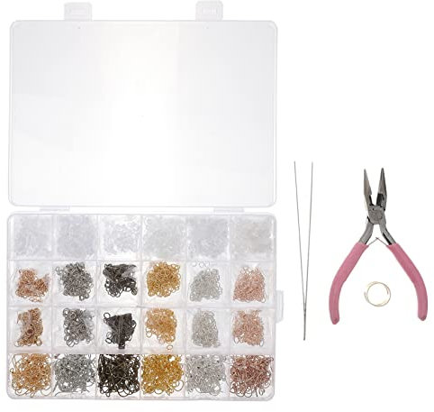 DOITOOL Ohrringherstellungsset Mit Ohrringpfosten Und Verschlüssen Diy Zubehör Für Ohrring Haken Und Stecker Set Zum Selbermachen