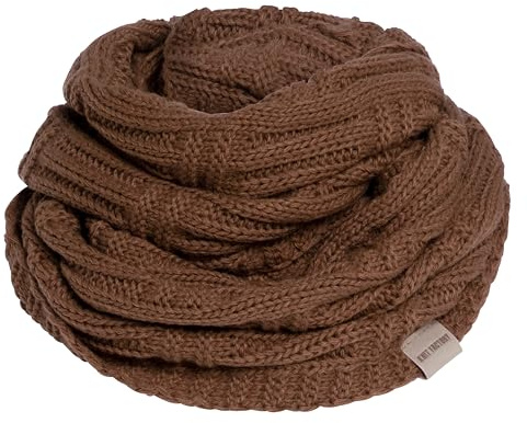 KNIT FACTORY - Bobby Loop Schal - Grob Gestrickter Schlauchschal - Für Damen und Herren - Strickschal mit Wolle - Hochwertige Qualität