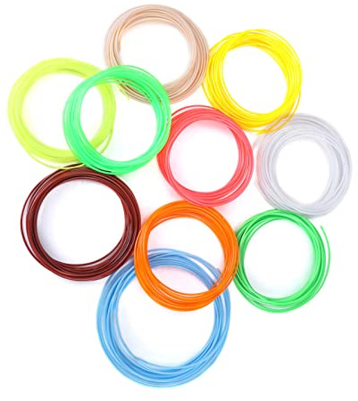 Ejoyous 3D-Pen-Filament, 20 Farben je 5M, 1.75 mm, 0.31 kg, Polycaprolacton, für Niedertemperatur-3D-Stifte, 80-100°C, kinderfreundlich