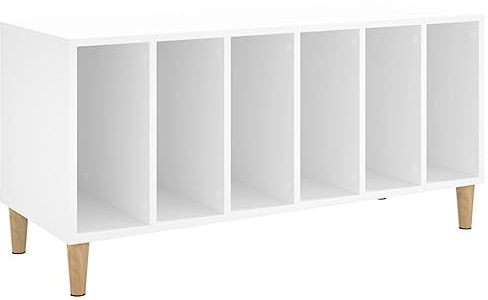 vidaXL Plattenschrank Weiß 100x38x48 cm Holzwerkstoff