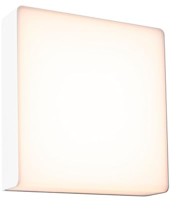 Paulmann 94841 LED Außenwandleuchte Azalena Bewegungsmelder mit Hochfrequenz-Sensor IP44 250x97mm 3000K 8,5W 700lm 230V Weiß Außenleuchte