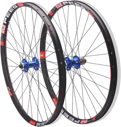 FURAHI Fahrrad Laufradsatz 26 27,5 29 Zoll Mountainbike Rad Set Scheibenbremse 32 Löcher Felge 120 Klicks Schnellverschluss MTB Balance Bike für 7-12 Geschwindigkeit Kassette,A,26 inches