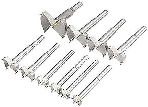 Juego de brocas, juego de brocas de cobalto, 10 unids/lote de brocas for carpintería, brocas de carburo cementado, juego de brocas de 14-50mm, brocas de perforación planas for madera