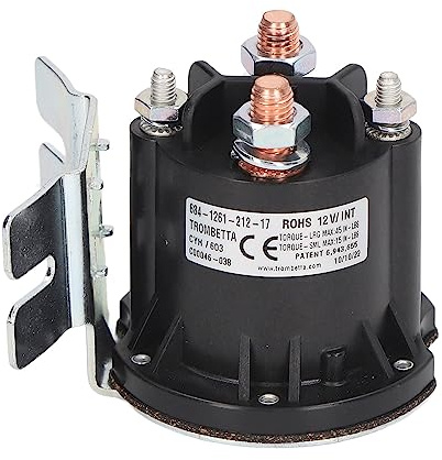 Contattore Motore Pompa Olio, Contattore DC Pompa Olio Elettrica Sensitive Small Power 684 1261 212 17 Sostituzione per Carrello Elevatore TROMBETTA DC12V