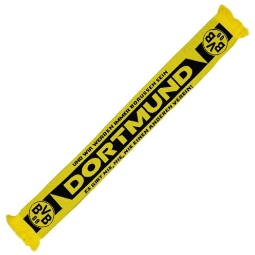 Dortmund Borussia Schal - Wir Werden Immer Borussen Sein - Fanschal BVB 09