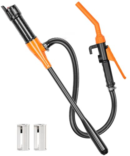 Elektrische Transferpumpe,Elektrische Umfüllpumpe Kraftstoff Umfüllpumpe Siphon Pumpe Akku Elektrische Transferpumpe,Kraftstoff Umfüllpumpe,tragbare Automatische Absaugung Pumpe Gas 2.4 GPM