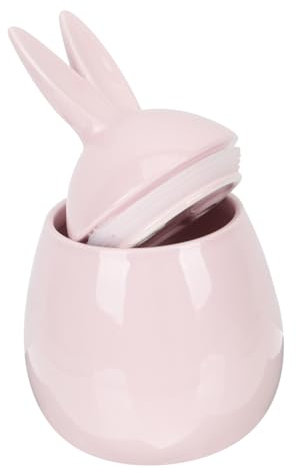 FUNNETOYU Tarro Cerámico Sellado Forma De Conejo Para y Multi- y Hermético Para Decoración De Pascua y Almacenamiento Cocina
