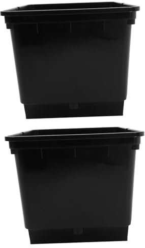 HIAKDOFT 1 Set Hydroponischer Holländischer Eimer Klein Selbstbewässernd Für Pflanzen Hydrokultur Nährstoffe Tomaten Gemüse Beet Pflanzgefäß Für Den Innenbereich Gartentopf