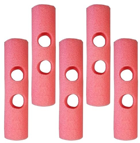 Connecteur de noodle de piscine - Trou croisé - Noodle de piscine - 5 pièces de noodles en mousse - Fournitures flexibles - Gauche - Accessoires de jouets de piscine - Connecteur de tube en mousse