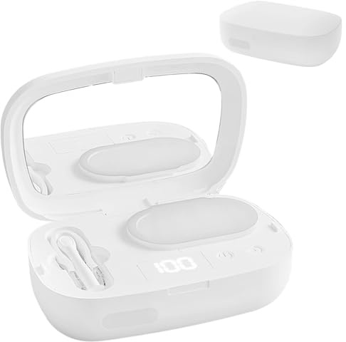 Felenny Ultrasonic Contact Lens Cleaner Portable Contact Lens Solution Fits Disposable Soft Lens, Electrical Colored Contact Lenses Cleaner for Travel & Home Use
