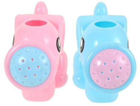 Toddmomy Juguetes de Baño para Bebés Elefante Regadera Pequeña 2 Piezas Rosa Azul para Jardín y Juego en Casa