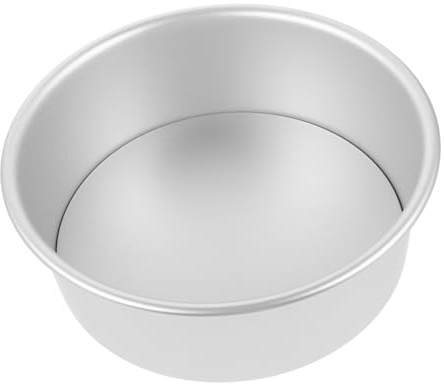 Mikinona Moule à Gâteau Rond Aluminium avec Fond Amovible Antiadhérent Moule Pratique pour Cuisson Au Four Nettoyage Facile Plusieurs
