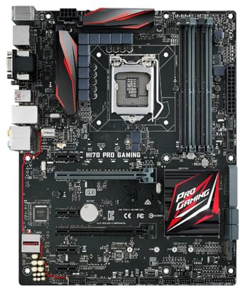 WLTDYZZLDN H170 PRO Gaming Fit for ASUS Intel Kit Scheda Madre ATX for CPU LGA 1151 i5-6500 6600K i7-6700 6700K i3-6100 DDR4 M.2 HDMI Motherboard