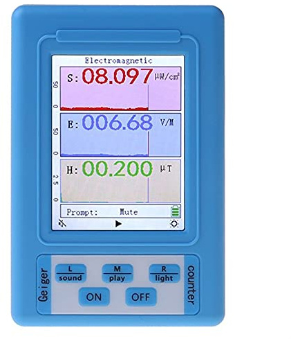 Contatore Geiger, Rilevatore di radiazioni elettromagnetiche EMF Tester del monitor del dosimeter della radiazione del misuratore BR-9A.