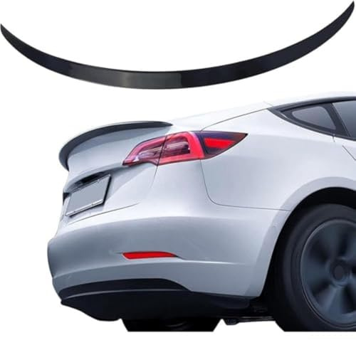 UNCLE LIAO Auto Heckspoiler für Tesla Model 3 2017-2021,Auto-Spoiler Anti-Kratzer Karosserie Kofferraumspoiler Heckflügel Styling Zubehör.