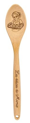 ERNESTINE - Cuillère Les délices de Mamie Mamie cadeau fête des grands mères - cuillère en bois personnalisée - idée annonce grossesse grands-parents - cadeau mamie annonce bébé