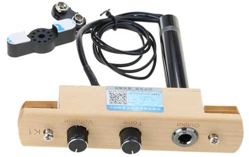 Cajon Drum Schallloch-Tonabnehmer mit Tonlautstärken-Kontrolle, Mikrofonsysteme für Box-Trommel, einfach zu installierendes Mikrofon, elektronische Systeme