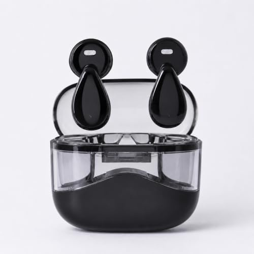 MONTY SOUL Auricolari Bluetooth 5.4 True Wireless, Cuffie Semi In-Ear con ENC, Display Touch, Custodia di Ricarica 200 mAh, IPX5 Impermeabili (Q29)