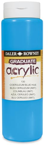 OfficeCentre Daler - Rowney Graduate 500ml Acrylic Bottle - Coerulm Blue