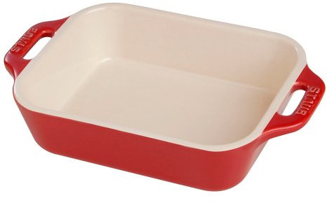 Staub, Pirofila rettangolare – 19,1 x 15,2 cm 7.5 x 6, 1.25-qt Cherry