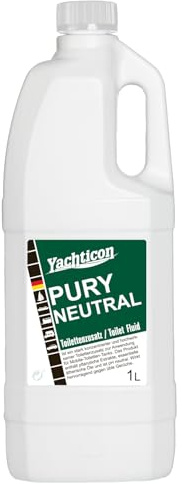 YACHTICON Pury Neutral 1 Liter – Innovativer, nachhaltiger Toilettenzusatz – Made in Germany – biologisch abbaubar, geruchsbindend, fördert Abbau in Fäkalientanks