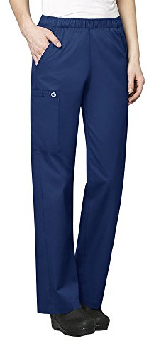 WonderWink 501PNAVYXXSP Wonder Work - Pantaloni Cargo da Donna, Taglia Piccola, Taglia XXS