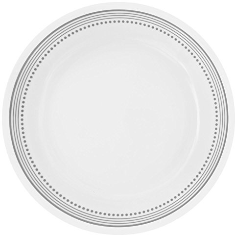 Corelle Livingware Mystic Gray 8.5 Lunch Plate (Set of 8)