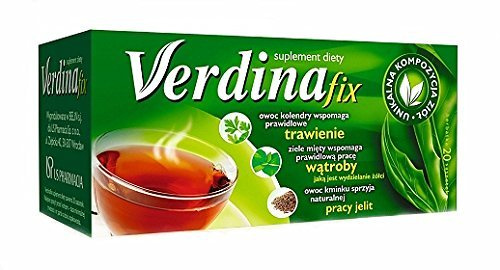 Verdin tea fix - 20 sachets - support proper digestion, support the proper functioning of the liver, promote natural bowel function.