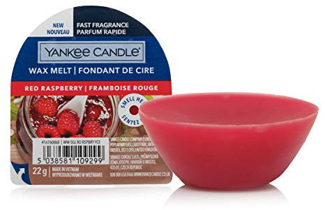 Yankee Candle cialde Wax Melt | Red Raspberry | Durata della fragranza: fino a 8 ore | 1 pezzo