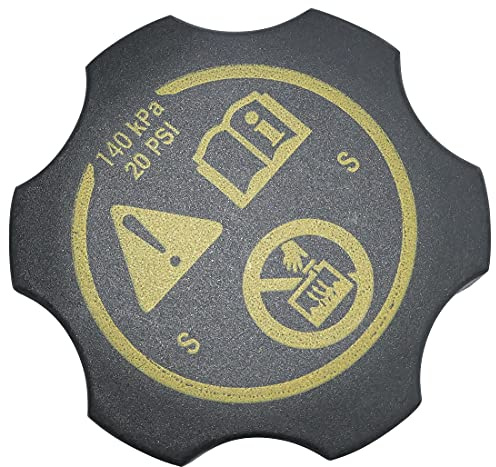 AERZETIX - C52172 - Verschlussdeckel für kühlmittelbehälters mit dichtung kompatibel mit OEM 53330779/1 305 248 - aus kunststoff