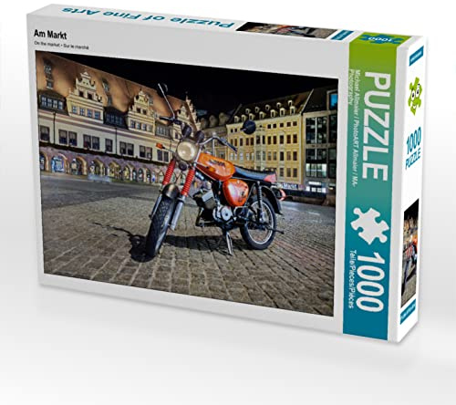 CALVENDO Puzzle Am Markt 1000 Teile Puzzle quer | Lege-Größe cm Foto-Puzzle für glückliche Stunden