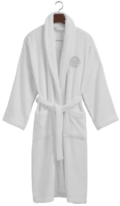 GANT Crest Bademantel Farbe White Größe S