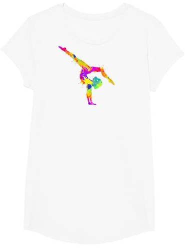 Turnerin Turnen Gymnastik Damen Mädchen Kinder T-Shirt