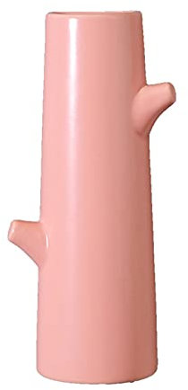 CAZARU Hängende Blumentöpfe, Keramik-Wandvasen, künstlicher Baumstumpf, hängender Pflanzer, künstliche Blumen, Regal, Kunstwand, Handwerk, Ornamente, Wandvase, Heimdekoration, hängende Pflanzgefäße