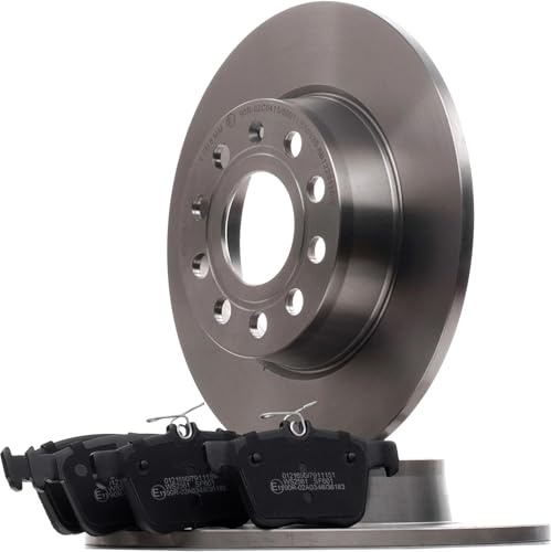 STARK Bremsenset Hinten Bremsscheiben Beläge Satz kompatibel mit VW Golf V (1K1),VII, Audi A3 (8V1, 8VK, 8P1, 8V7, 8VE, 8VM, 8VS) TT, Fiat Ducato, Mini F55, Seat Ateca, Leon, Diameter - 272mm