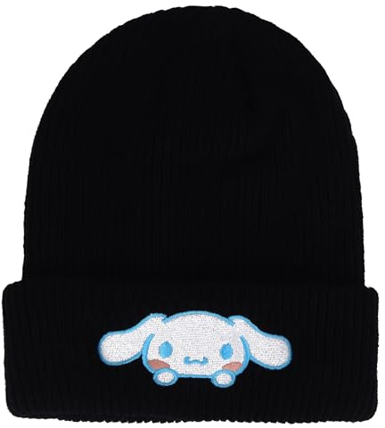 Roffatide Anime niedlich Beanie Hut Kawaii Lolita JK Caps Winter Strickmütze für Jungen Mädchen Bestickt Beanie Cap