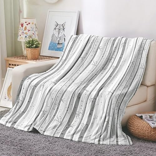 EHOMERY Manta XL Cobijas De Verano para Niña Manta Sofa Verano Algodon Colcha One Piece Trompa Manta De Otoño Mantas Decorativas Suaves Y Cómodas Gris 150x130cm
